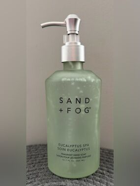 ✨New✨ Sand + Fog- Eucalyptus Spa Hand Soap (464mL glass bottle)